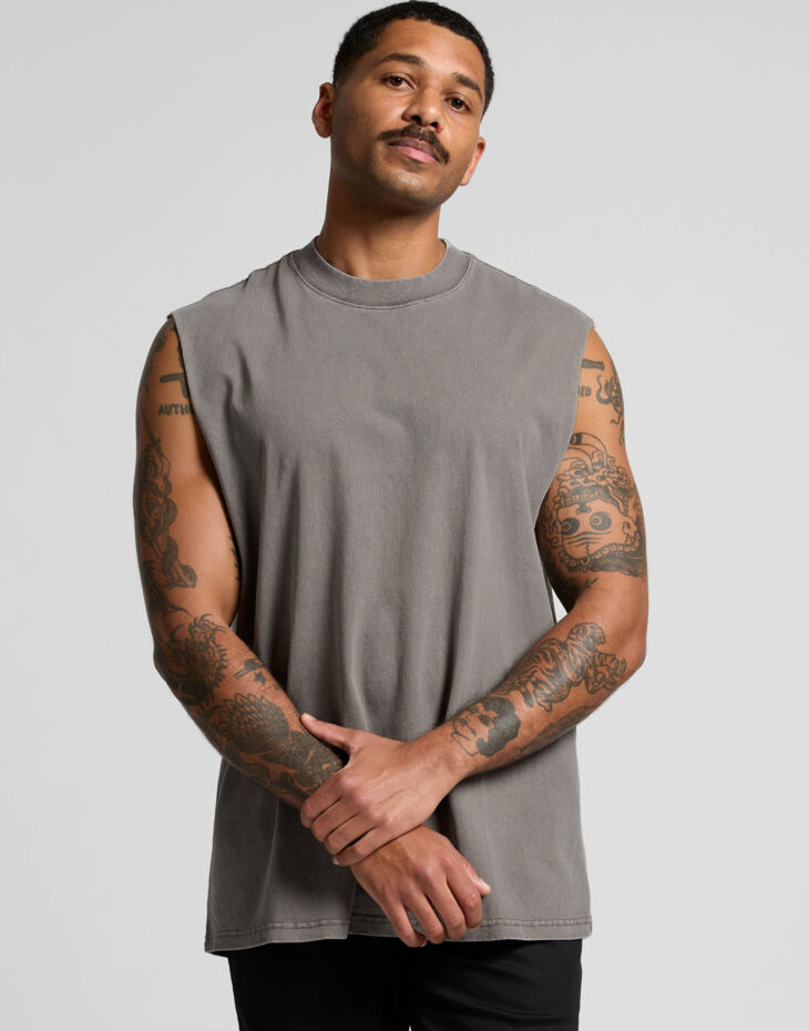 AS Colour Mens Heavy Faded Tank AS COLOUR, 5084 Mens Heavy Faded Tank Mens Heavy Faded Tank Thumbnail