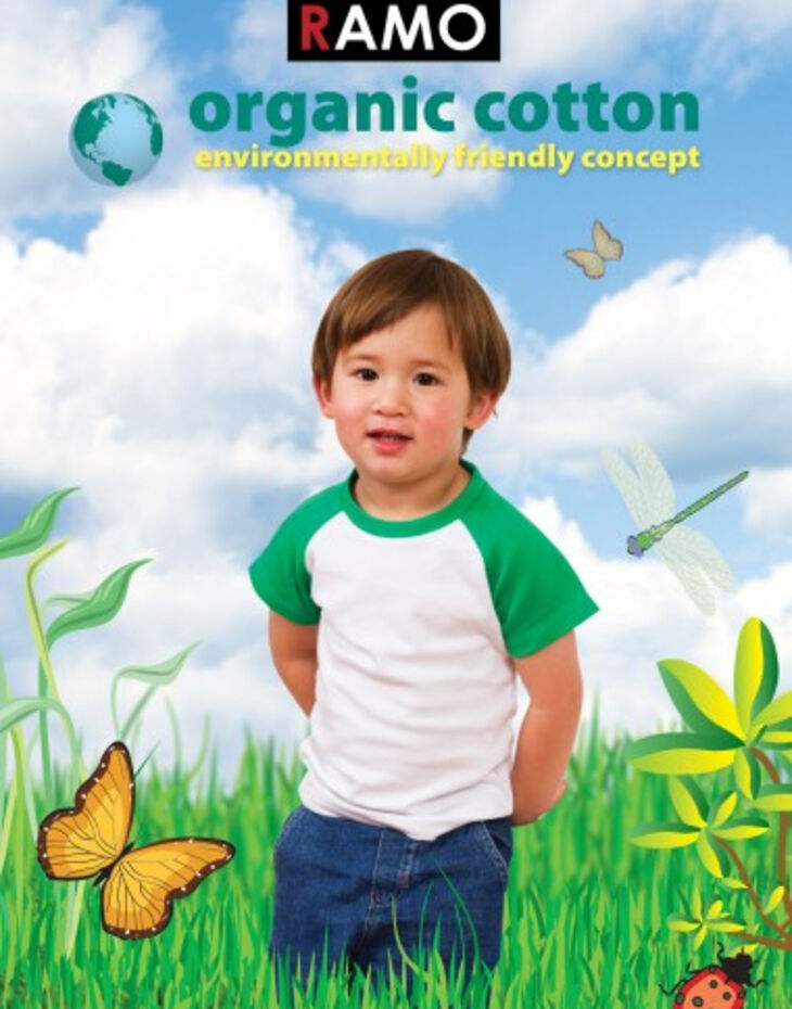 RAMO Ramo Babies & Youth Organic Raglan RAMO, B103RG DIGI Ramo Babies & Youth Organic Raglan Thumbnail