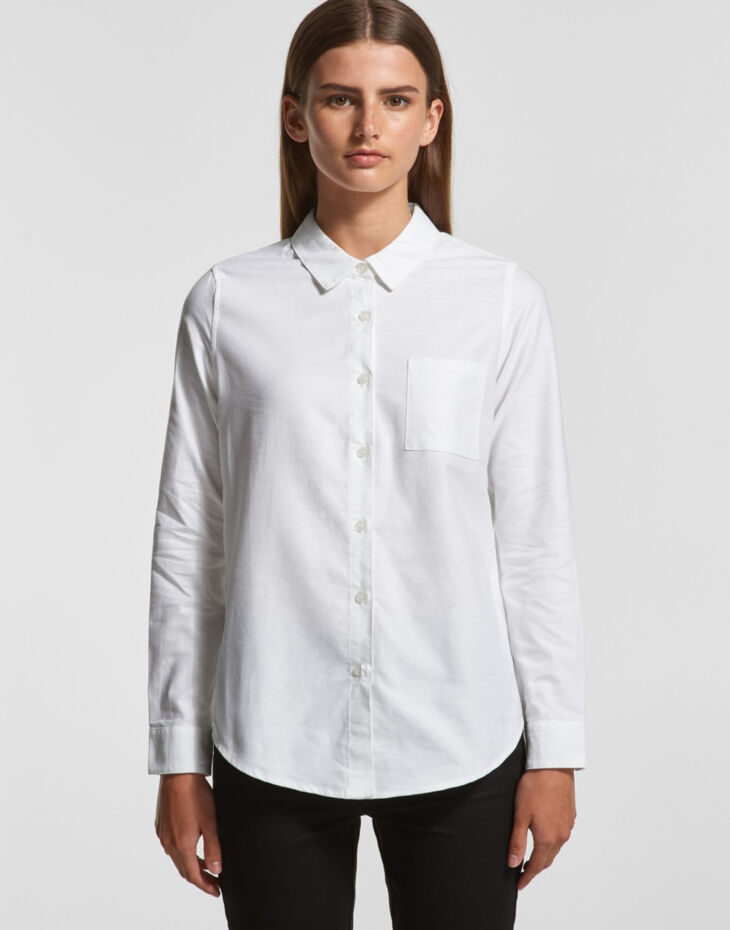 AS Colour Women's Oxford Shirt AS COLOUR, 4401 Oxford Women's Drop Women's Oxford Shirt Thumbnail