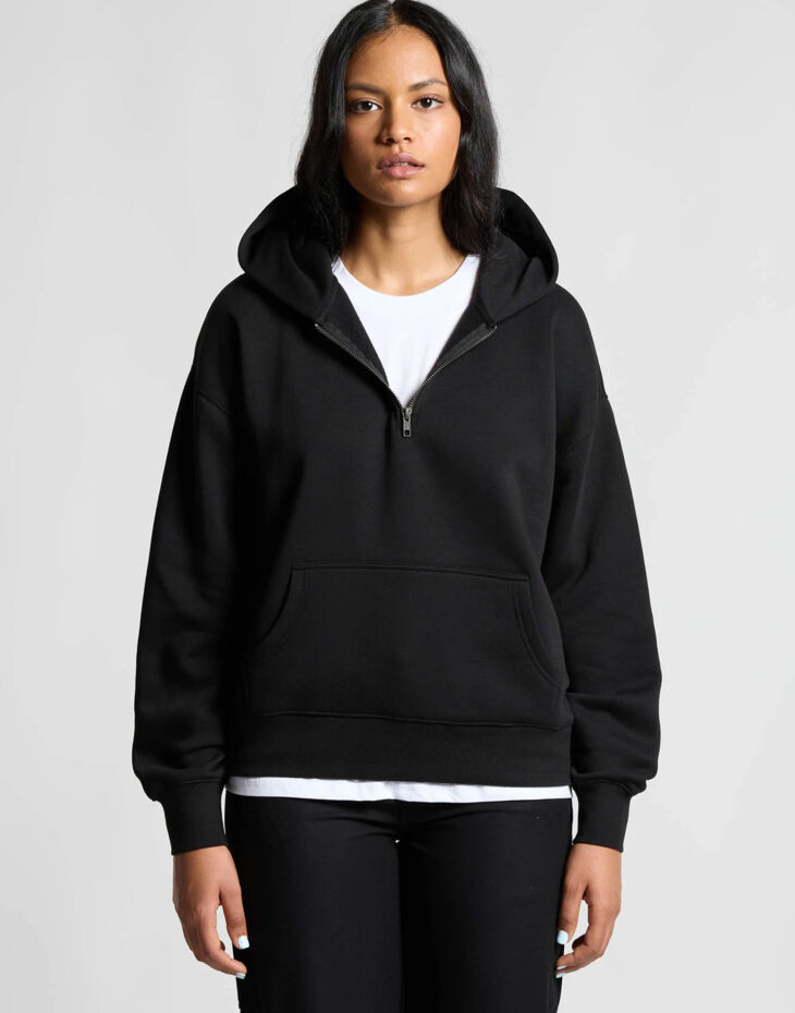 Wo's Relax Half Zip Hood 4164 Thumbnail