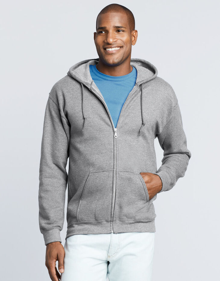 Gildan Mens Zip Hooded Sweatshirt GILDAN, 18600 Zip Hoody Mens Zip Hooded Sweatshirt Thumbnail