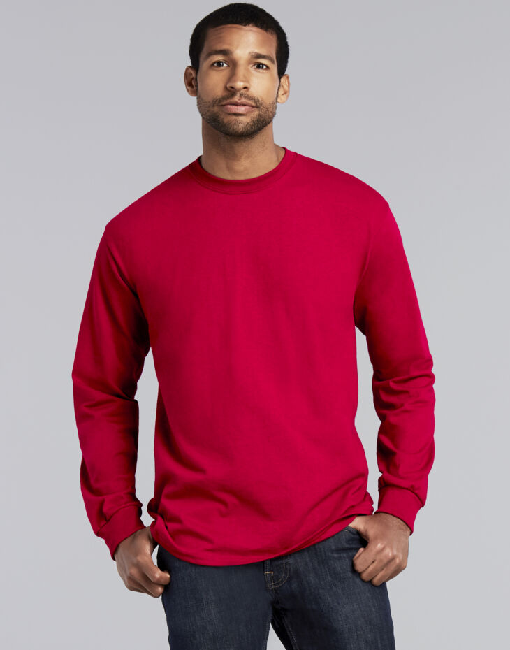 Gildan Ultra Cotton Mens Longsleeve Tee GILDAN, 2400 L/S Ultra Cotton Mens Longsleeve Tee Thumbnail